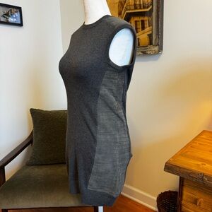 All Saints Charcoal and Slate Sleeveless Dress